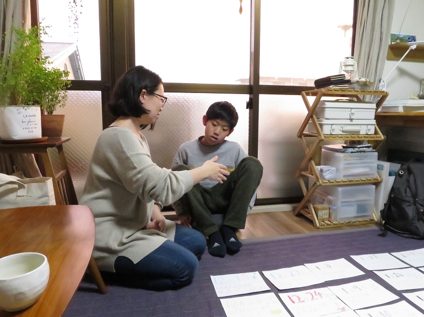 母の優希さんと凜太朗君