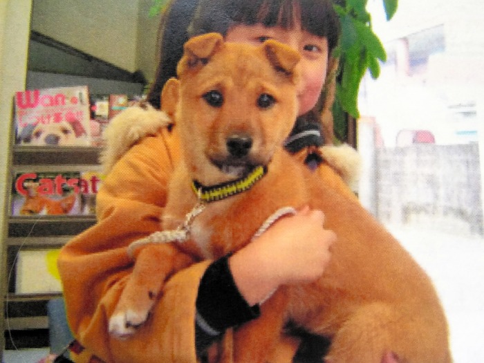 生後3カ月のジョン=徳永悦男さん提供
