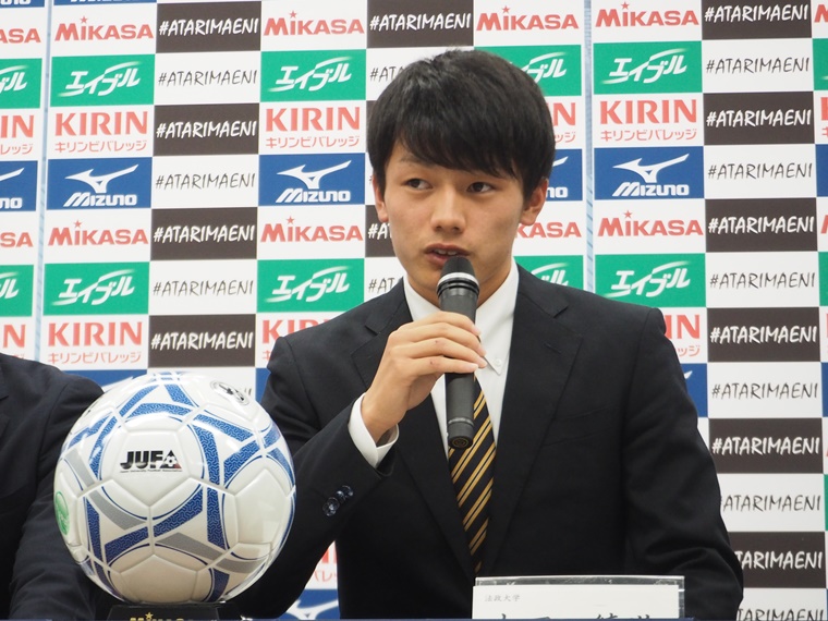 サッカー全日本インカレ写真4法政上田