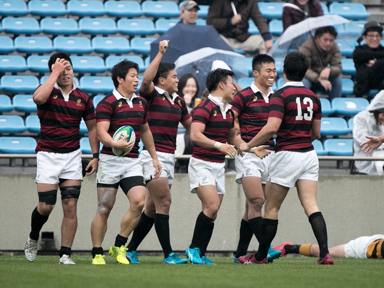 大学選手権準々決勝・早慶戦ラグビー