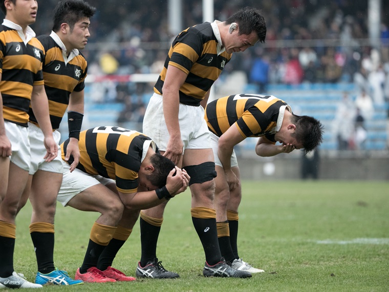 ラグビー大学選手権早慶戦古田2