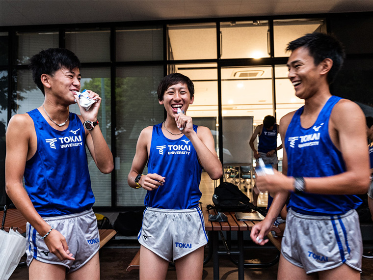 森永製菓選手3人