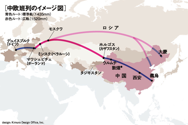 シルクロード_鉄のラクダ_中欧班列