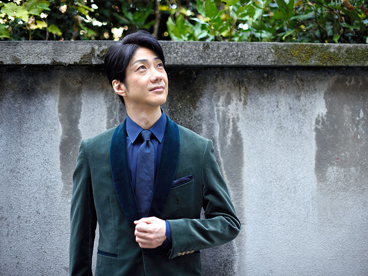 野村萬斎さん=東京都港区、関口達朗氏撮影