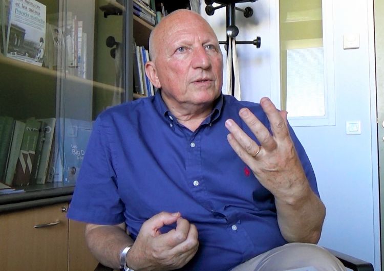 ソルボンヌ大教授で哲学者のジャン=ガブリエル・ガナシア氏=宋光祐撮影