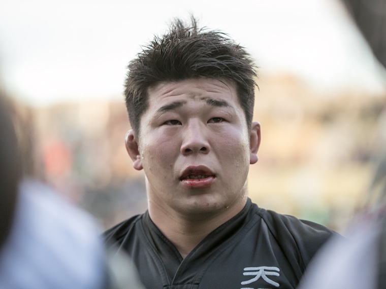 ラグビー決勝天理明治3