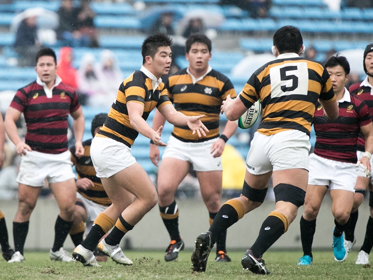 ラグビー大学選手権早慶戦古田3
