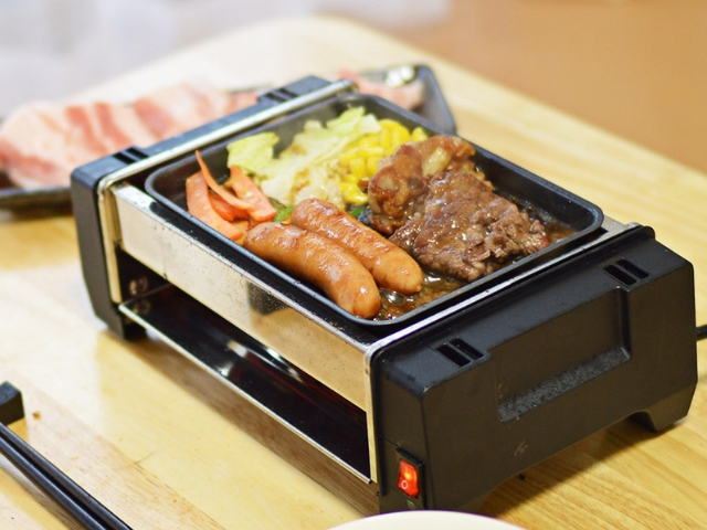 「ひとり焼肉プレート」