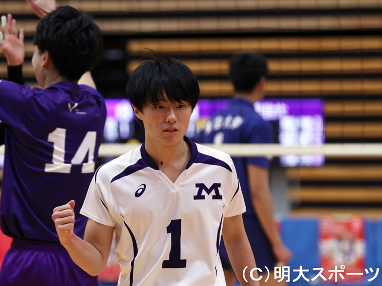 明治3位へ躍進 個性派束ねた小川智大