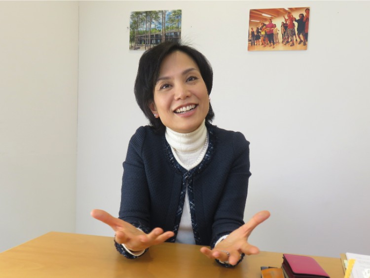 UWC ISAKジャパンの小林りん代表理事 Photo: Yamawaki Takeshi