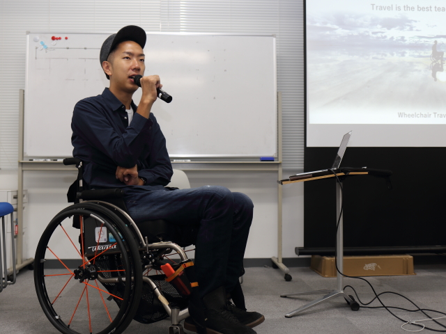 車いす世界一周 三代達也さん
