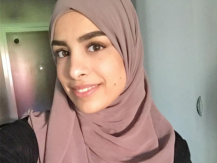 スウェーデン生まれのイスラム教徒ファラ・アルハジェ=本人提供、Farah Alhajeh via The New York Times/©2018 The New York Times