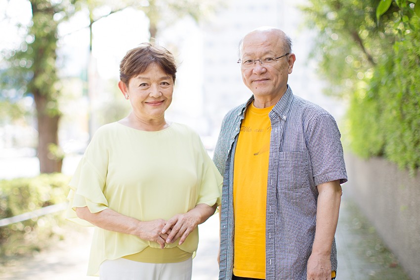 ペコロスの母を演じる藤田弓子さんと、原作者でペコロスのモデルとなっている岡野雄一さん