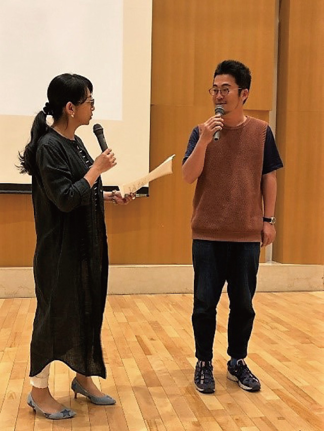 町亞聖さんと中野量太監督のツーショット