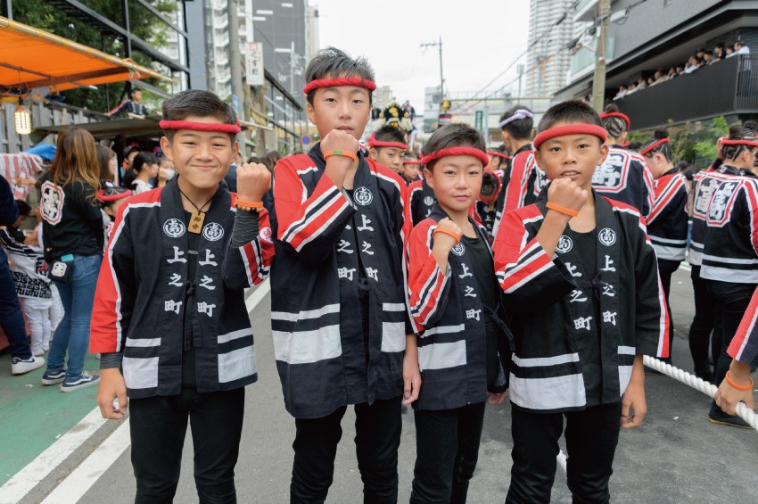 こちらは少年団の中学生たち