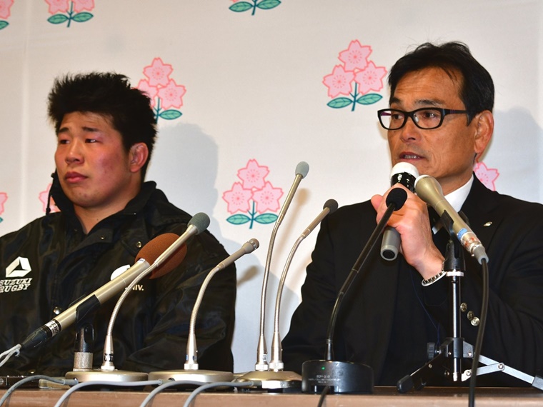 ラグビー決勝 天理明治 小松、島根