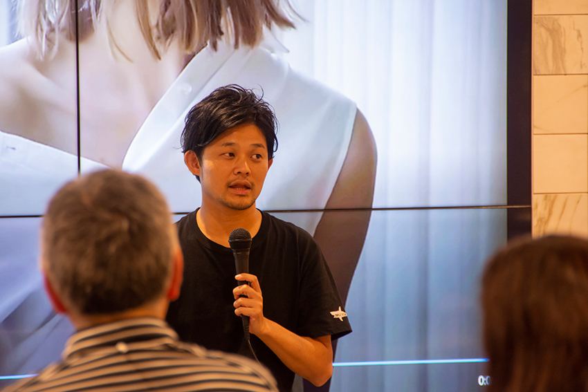 映像表現のあり方について語る山本哲也さん