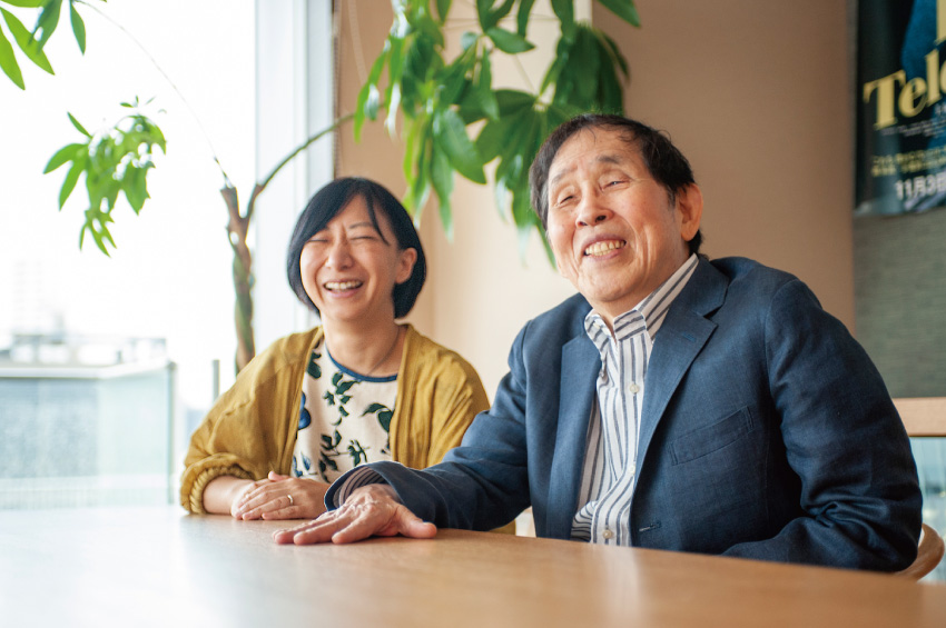 萩本欽一さんと冨岡史穂編集長