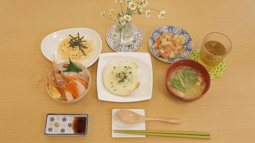 なないろクッキング北海道ツアーがテーマの料理