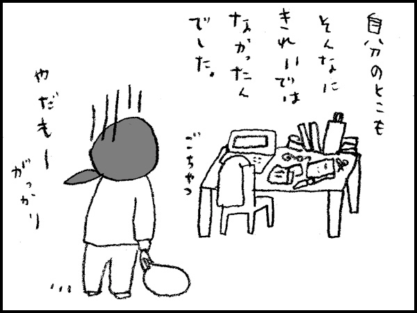 自分のとこもそんなにきれいではなかったんでした。やだもーがっかり
