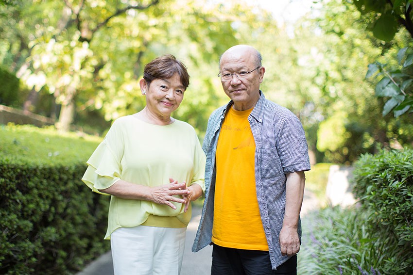 ペコロスの母を演じる藤田弓子さんと、原作者でペコロスのモデルとなっている岡野雄一さん