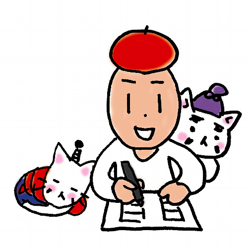 漫画家・そにしけんじさん(自画像)