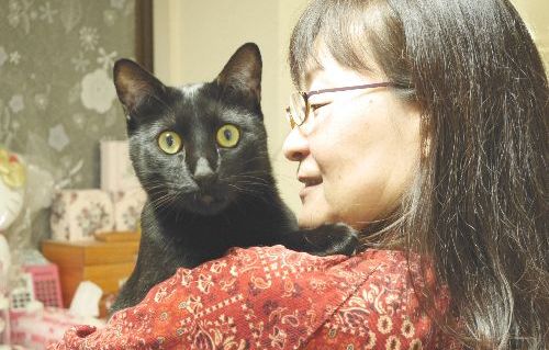 すっかり大人になったネロと森下さん。今も眼光が鋭い