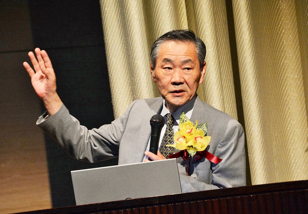 国立科学博物館の林良博館長による基調講演が行われた
