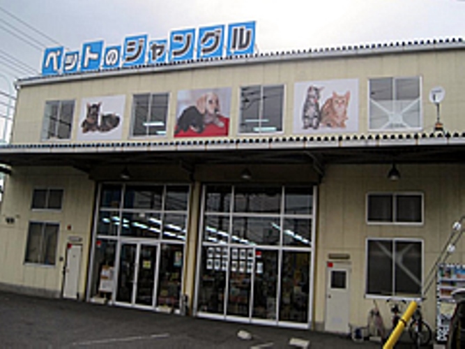ペットショップ時代の店の外観