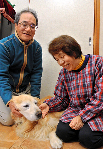 竹花さん夫妻とコルン