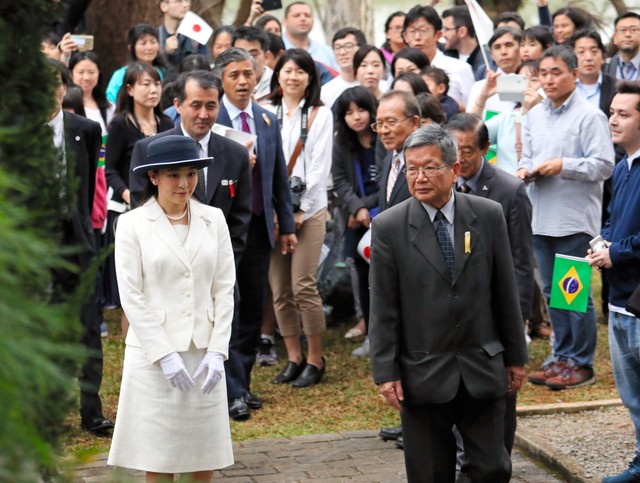 真子公主出席日本人移居巴西110周年纪念仪式