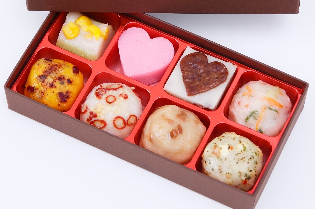チョコレートかと思ったら さつま揚げじゃない 創業120年の老舗かまぼこ店が攻めるバレンタイン まいどなニュース
