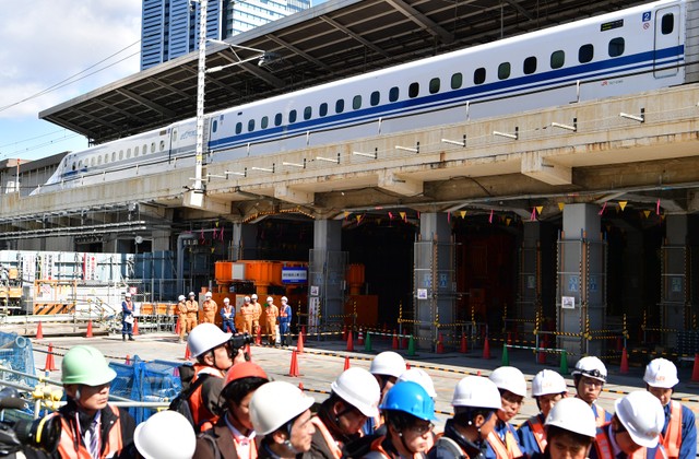 磁悬浮中央新干线名古屋站施工现场首公开 高难度工程推进中