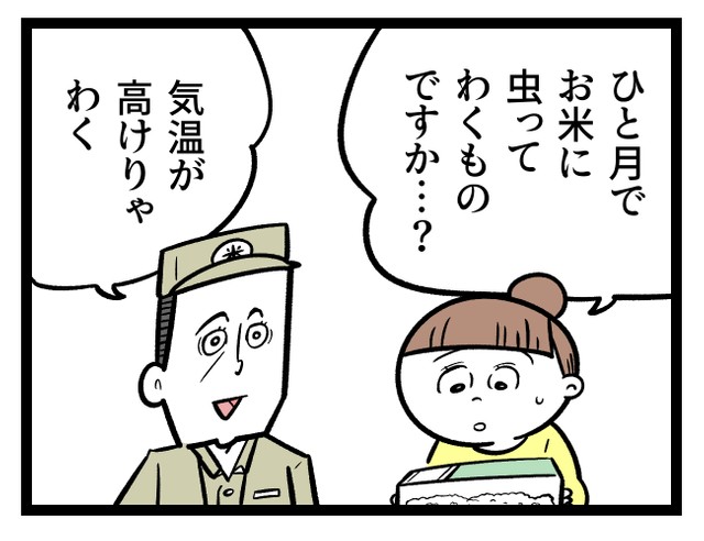 漫画 夏は米を冷蔵庫にしまえ のツイートが話題 虫はわく お米屋さんが訴え まいどなニュース