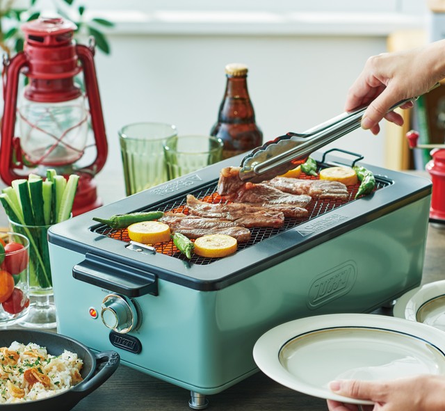びっくりするほど煙が出ない 焼き肉ロースターが登場 おうちで焼き鳥 鉄板焼きも楽しめる まいどなニュース
