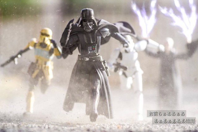 毛根 なミス スターウォーズのフィギュアで寸劇４コマ めっちゃ怒っとる 不毛なお叱りw まいどなニュース