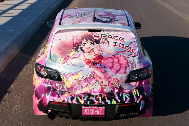 痛車 文化は海外にもあった アメリカのデザイナーが語る現地事情 日本のアニメキャラは人気 よろず ニュース