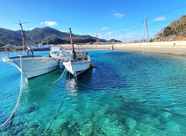 海に囲まれた長崎県・五島列島の一つ、新上五島町