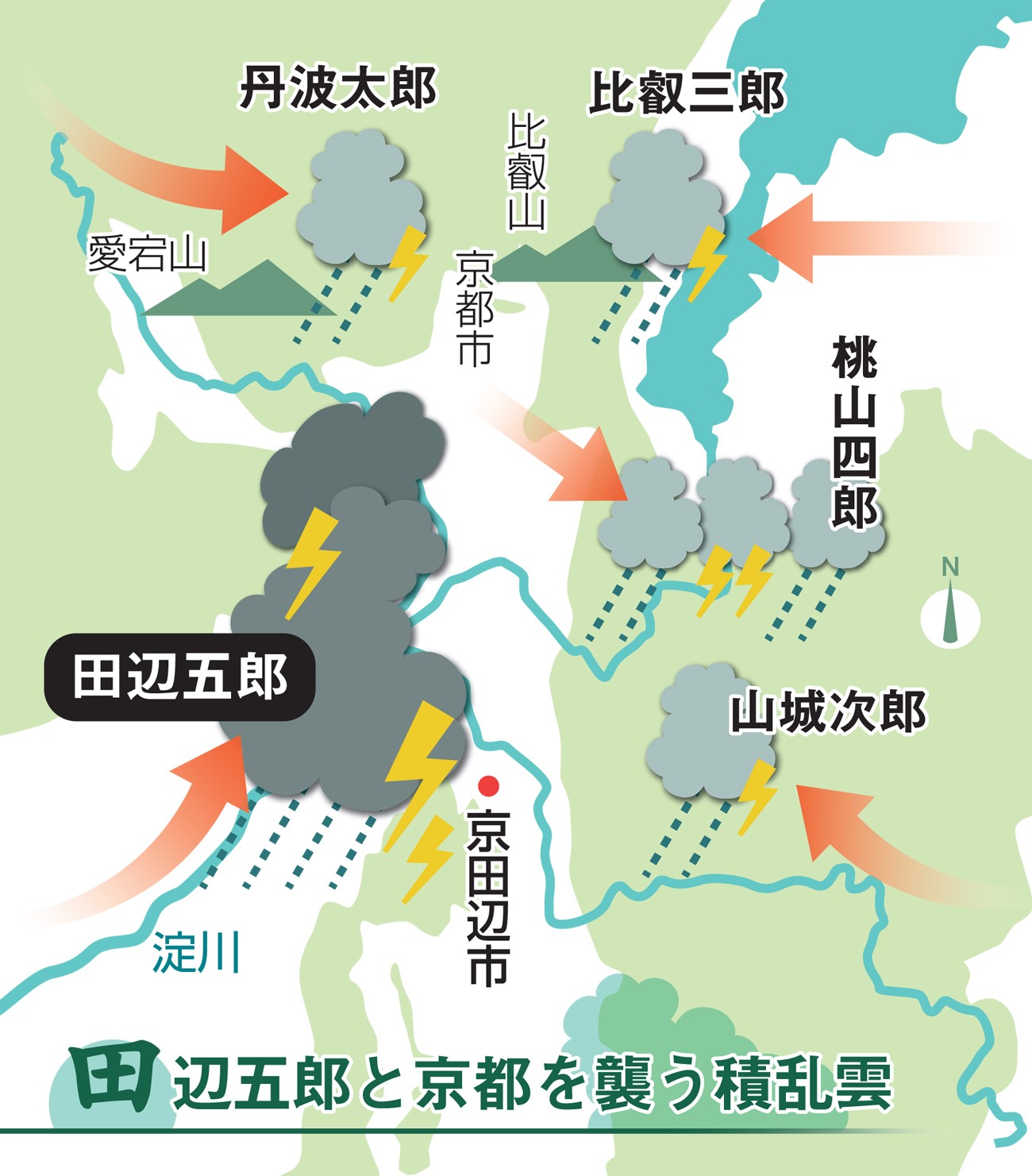 大阪から京都を襲う積乱雲 田辺五郎 に挑む高校生 過去に幾度も大水害 メカニズムや発生条件解明する まいどなニュース