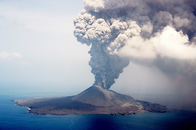 Huge eruption engulfs remote Nishinoshima south of Tokyo : The Asahi ...