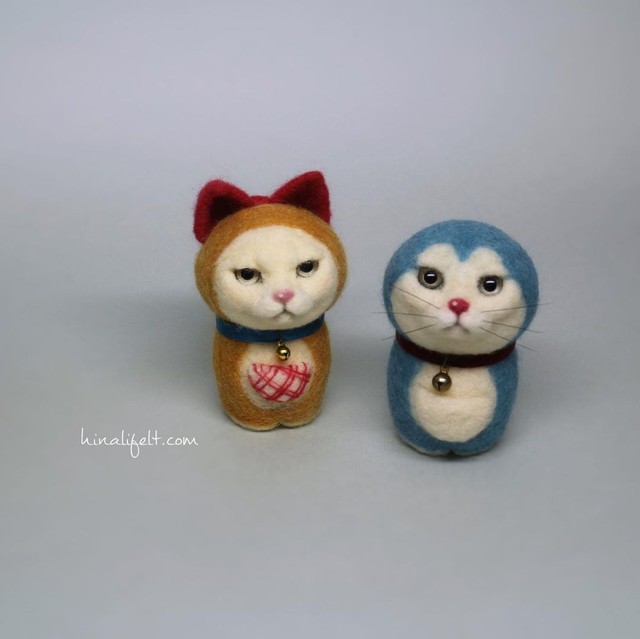 まさに猫型ロボット 羊毛フェルトで作られた リアルなドラえもん兄妹がsnsで話題 素敵すぎて笑える まいどなニュース まさに猫型ロボット 羊毛フェルトで作られた リアルなドラえもん兄妹がsnsで話題 素敵すぎて笑える まいどなニュース