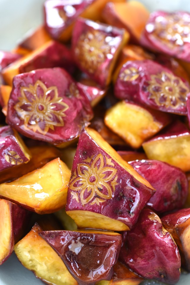 鑑賞しおわったら大学芋に 美しく美味しい さつまいも彫刻 が話題に まいどなニュース