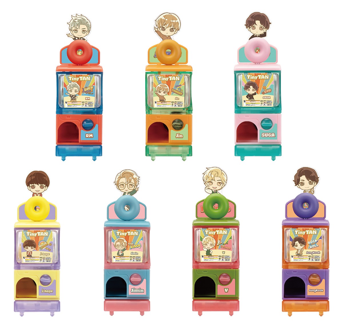 注目ランキング1位 Btsキャラクター Tinytanのミニガチャ 担当者にこだわりやコツを直撃した まいどなニュース