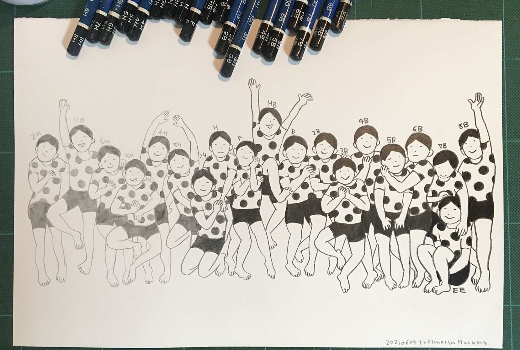 鉛筆の濃さの違いが一目瞭然 8h 8bの 描きくらべ が話題に マークシートに6b愛用 筆圧強いからh 思い出寄せる人も まいどなニュース