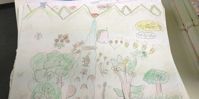 子どもが描いた絵が文房具に 東南アジアの貧困に苦しむ子どもたちのために奮闘する道化師の女性 まいどなニュース