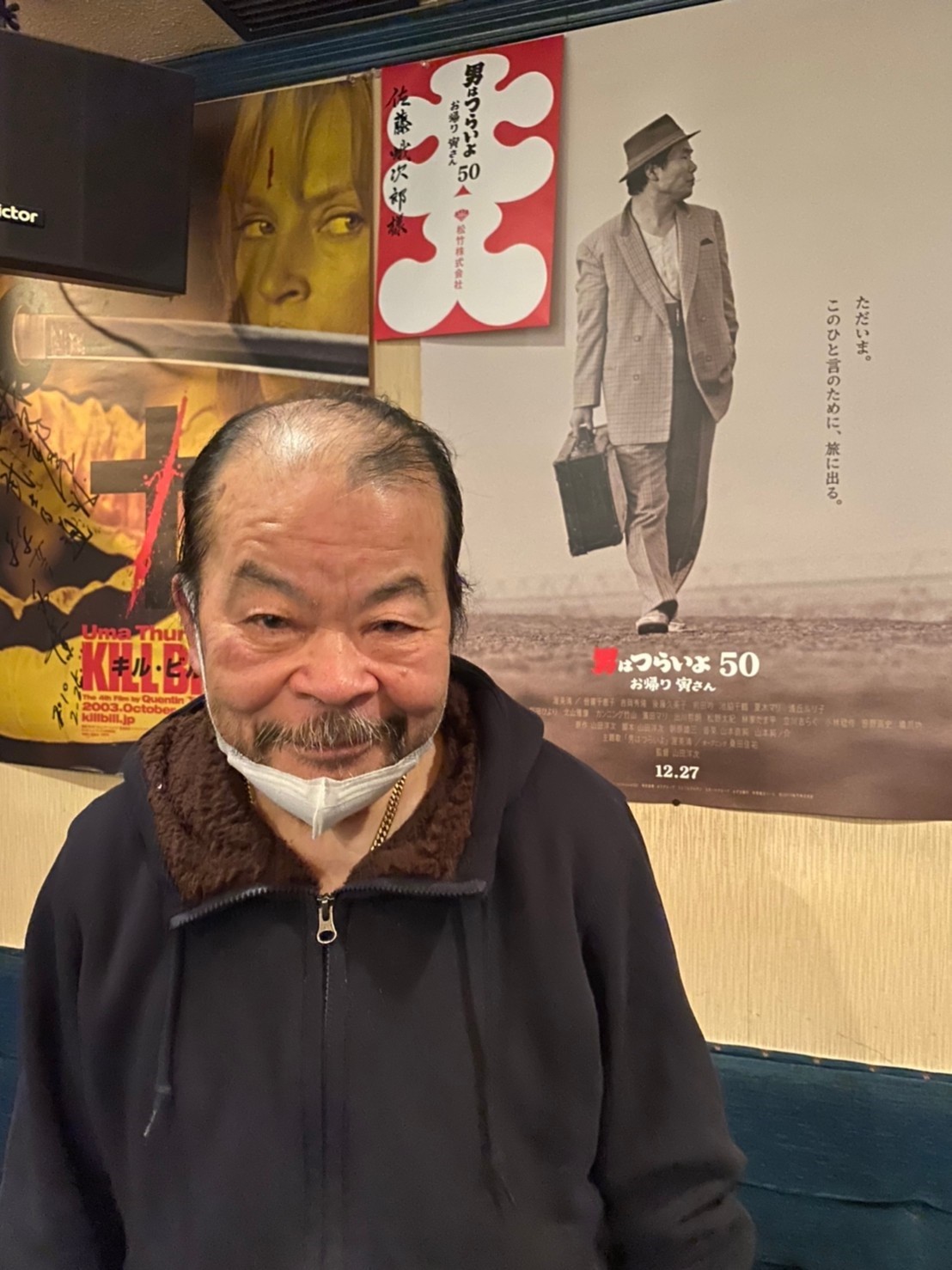 寅さんの顔が浮かぶ柴又駅の 路線図アート が設置1年を経てsnsで話題に 源公の感想は まいどなニュース