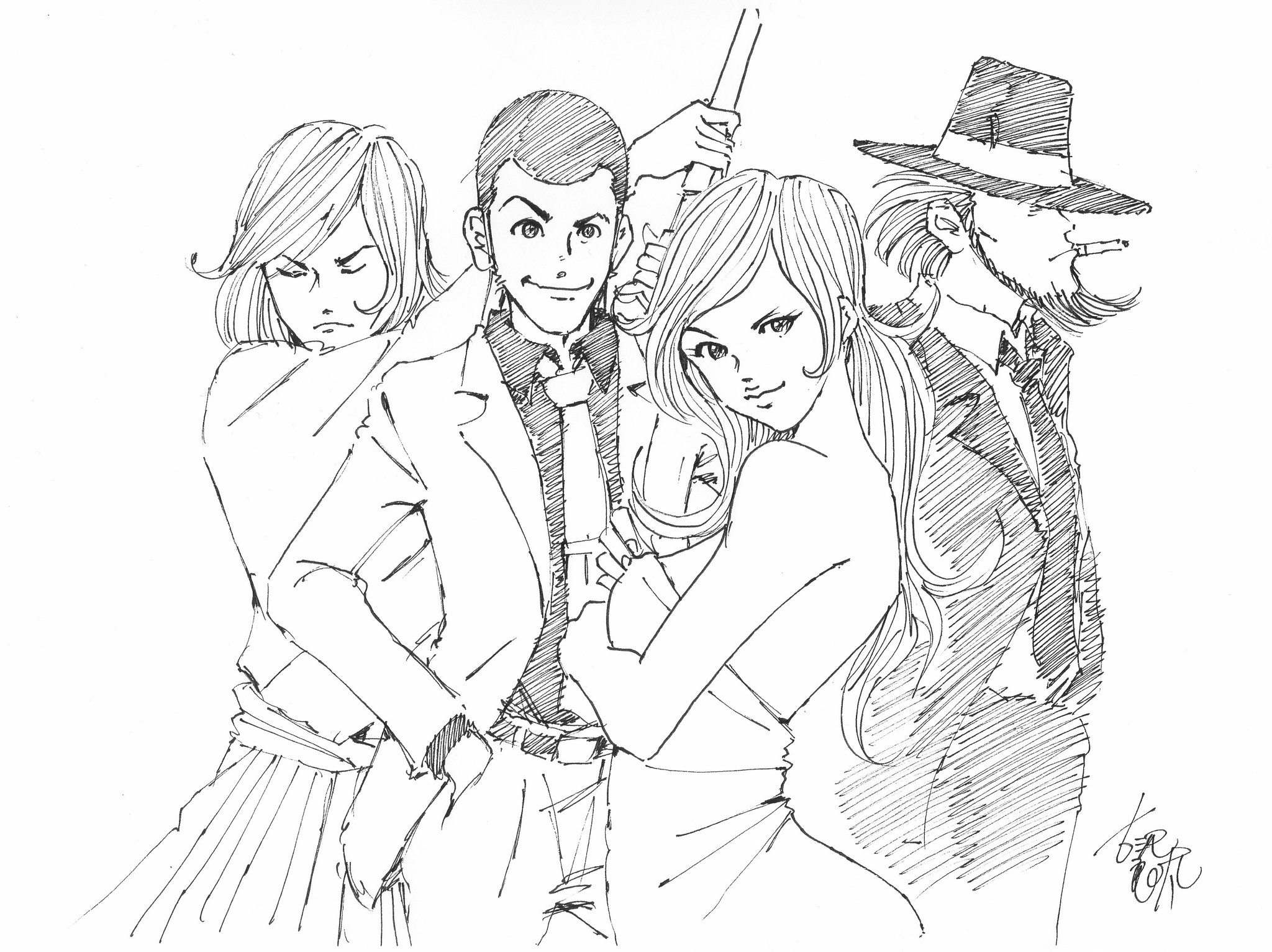 ルパン三世アニメ化５０周年記念 名探偵コナン 青山剛昌らが祝福イラスト 名アニメーターの特別動画配信も よろず ニュース