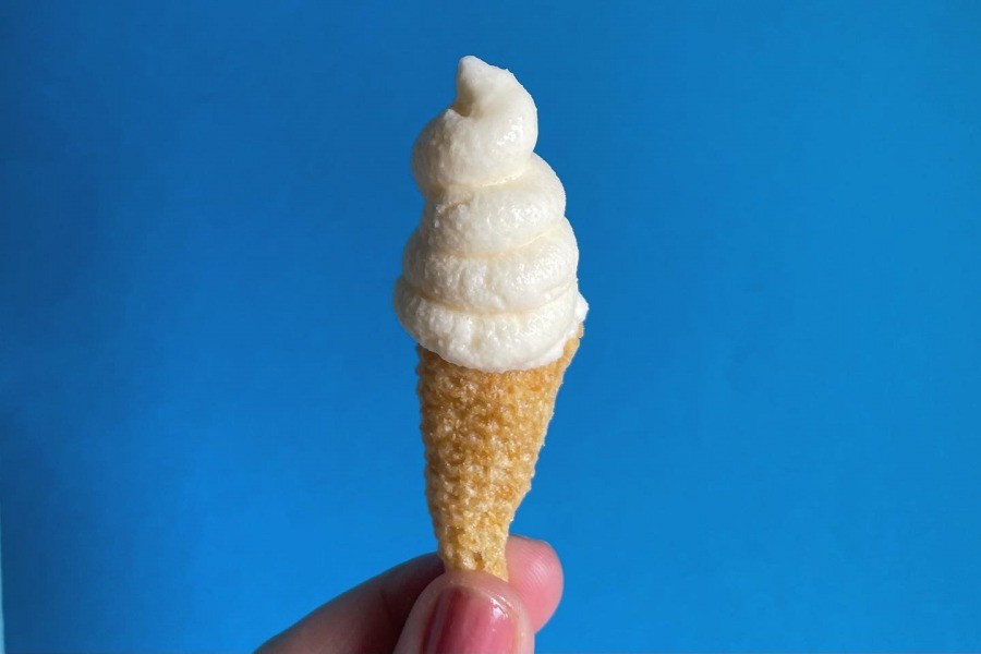 とんがりコーンで 可愛いミニソフトを作ってみない ひと口で食べられるフィンガーサイズ まいどなニュース