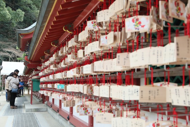 位於太宰府市,以学问之神闻名的太宰府天满宫,敬奉著祈愿合格等的绘马