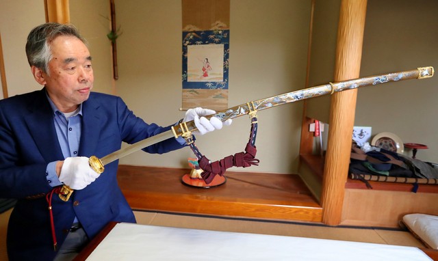 奈良春日大社国宝太刀复原品 重现平安时代辉煌